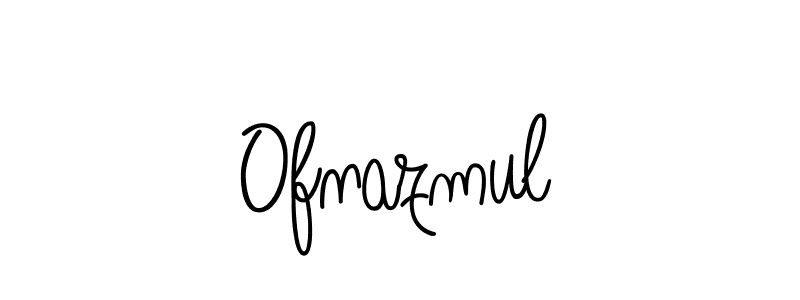 Also we have Ofnazmul name is the best signature style. Create professional handwritten signature collection using Angelique-Rose-font-FFP autograph style. Ofnazmul signature style 5 images and pictures png