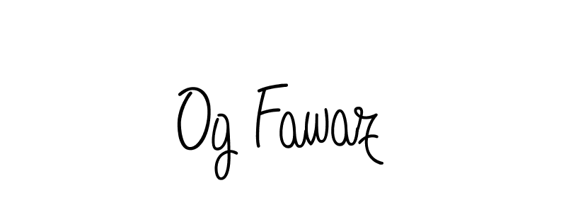 It looks lik you need a new signature style for name Og Fawaz. Design unique handwritten (Angelique-Rose-font-FFP) signature with our free signature maker in just a few clicks. Og Fawaz signature style 5 images and pictures png