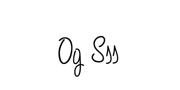 Best and Professional Signature Style for Og Sss. Angelique-Rose-font-FFP Best Signature Style Collection. Og Sss signature style 5 images and pictures png