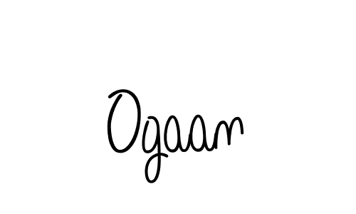 Create a beautiful signature design for name Ogaan. With this signature (Angelique-Rose-font-FFP) fonts, you can make a handwritten signature for free. Ogaan signature style 5 images and pictures png