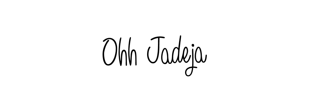Angelique-Rose-font-FFP is a professional signature style that is perfect for those who want to add a touch of class to their signature. It is also a great choice for those who want to make their signature more unique. Get Ohh Jadeja name to fancy signature for free. Ohh Jadeja signature style 5 images and pictures png