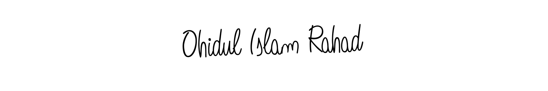 Also You can easily find your signature by using the search form. We will create Ohidul Islam Rahad name handwritten signature images for you free of cost using Angelique-Rose-font-FFP sign style. Ohidul Islam Rahad signature style 5 images and pictures png