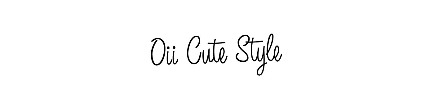 Also You can easily find your signature by using the search form. We will create Oii Cute Style name handwritten signature images for you free of cost using Angelique-Rose-font-FFP sign style. Oii Cute Style signature style 5 images and pictures png