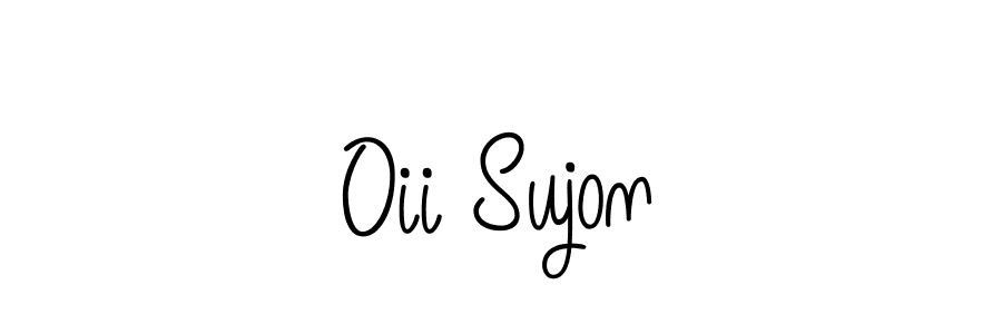 Design your own signature with our free online signature maker. With this signature software, you can create a handwritten (Angelique-Rose-font-FFP) signature for name Oii Sujon. Oii Sujon signature style 5 images and pictures png