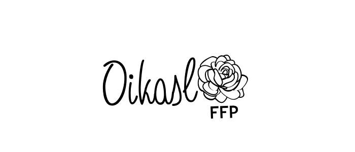 The best way (Angelique-Rose-font-FFP) to make a short signature is to pick only two or three words in your name. The name Oikasl8 include a total of six letters. For converting this name. Oikasl8 signature style 5 images and pictures png