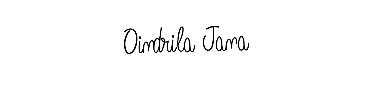 Oindrila Jana stylish signature style. Best Handwritten Sign (Angelique-Rose-font-FFP) for my name. Handwritten Signature Collection Ideas for my name Oindrila Jana. Oindrila Jana signature style 5 images and pictures png
