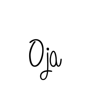 How to make Oja signature? Angelique-Rose-font-FFP is a professional autograph style. Create handwritten signature for Oja name. Oja signature style 5 images and pictures png