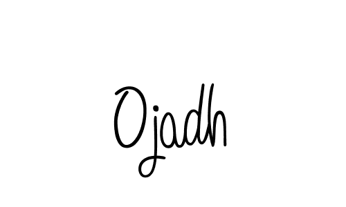 The best way (Angelique-Rose-font-FFP) to make a short signature is to pick only two or three words in your name. The name Ojadh include a total of six letters. For converting this name. Ojadh signature style 5 images and pictures png