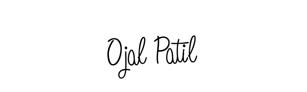 How to Draw Ojal Patil signature style? Angelique-Rose-font-FFP is a latest design signature styles for name Ojal Patil. Ojal Patil signature style 5 images and pictures png