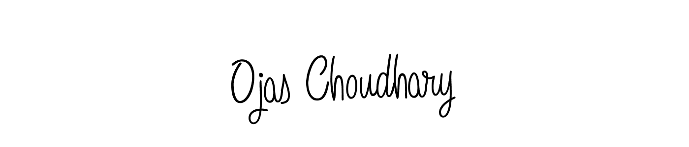 Also we have Ojas Choudhary name is the best signature style. Create professional handwritten signature collection using Angelique-Rose-font-FFP autograph style. Ojas Choudhary signature style 5 images and pictures png