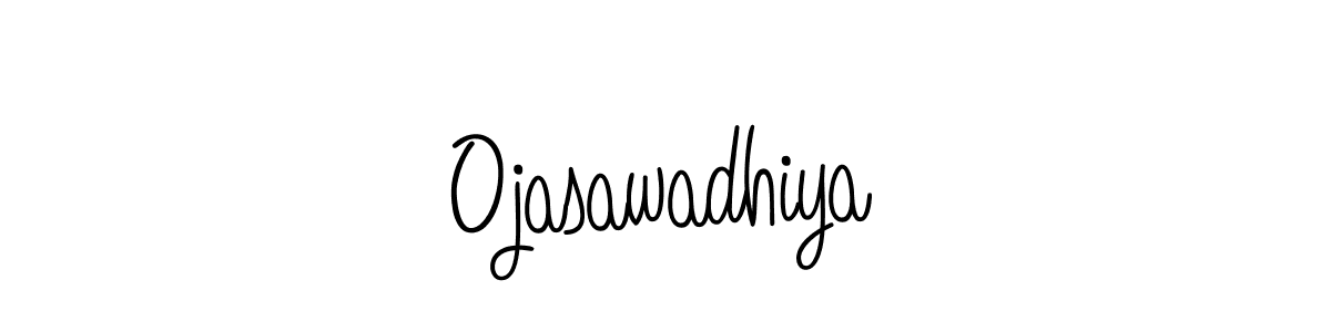 Also we have Ojasawadhiya name is the best signature style. Create professional handwritten signature collection using Angelique-Rose-font-FFP autograph style. Ojasawadhiya signature style 5 images and pictures png