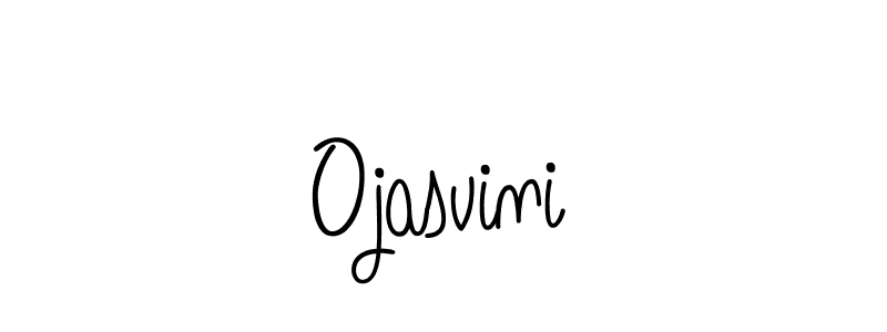 How to make Ojasvini name signature. Use Angelique-Rose-font-FFP style for creating short signs online. This is the latest handwritten sign. Ojasvini signature style 5 images and pictures png