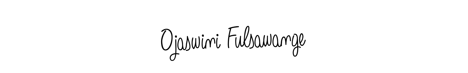 if you are searching for the best signature style for your name Ojaswini Fulsawange. so please give up your signature search. here we have designed multiple signature styles  using Angelique-Rose-font-FFP. Ojaswini Fulsawange signature style 5 images and pictures png