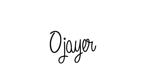 How to make Ojayer signature? Angelique-Rose-font-FFP is a professional autograph style. Create handwritten signature for Ojayer name. Ojayer signature style 5 images and pictures png