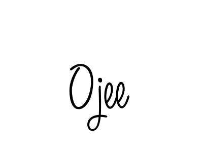 How to make Ojee name signature. Use Angelique-Rose-font-FFP style for creating short signs online. This is the latest handwritten sign. Ojee signature style 5 images and pictures png