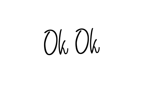 Angelique-Rose-font-FFP is a professional signature style that is perfect for those who want to add a touch of class to their signature. It is also a great choice for those who want to make their signature more unique. Get Ok Ok name to fancy signature for free. Ok Ok signature style 5 images and pictures png