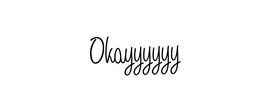 if you are searching for the best signature style for your name Okayyyyyy. so please give up your signature search. here we have designed multiple signature styles  using Angelique-Rose-font-FFP. Okayyyyyy signature style 5 images and pictures png