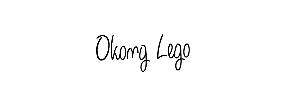 Also we have Okong Lego name is the best signature style. Create professional handwritten signature collection using Angelique-Rose-font-FFP autograph style. Okong Lego signature style 5 images and pictures png