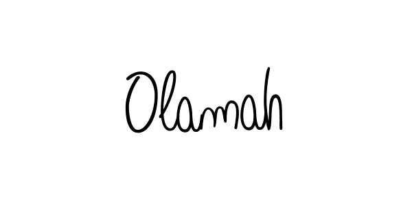 Also we have Olamah name is the best signature style. Create professional handwritten signature collection using Angelique-Rose-font-FFP autograph style. Olamah signature style 5 images and pictures png