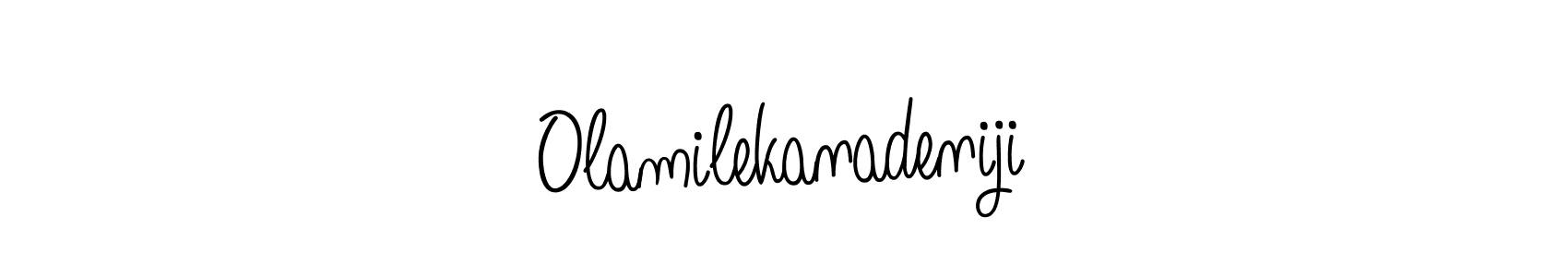 Also we have Olamilekanadeniji name is the best signature style. Create professional handwritten signature collection using Angelique-Rose-font-FFP autograph style. Olamilekanadeniji signature style 5 images and pictures png