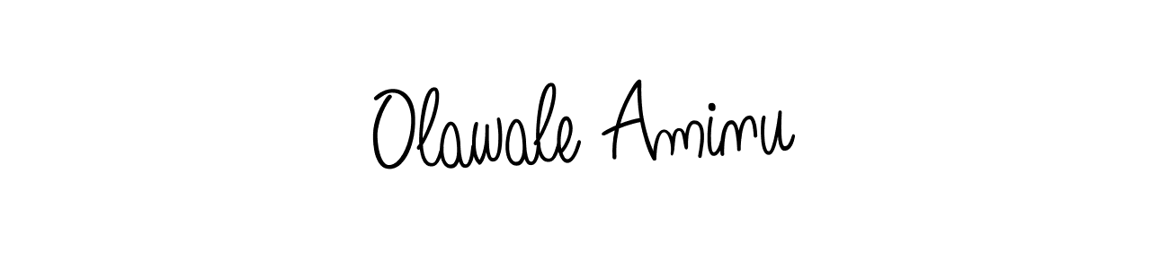 You can use this online signature creator to create a handwritten signature for the name Olawale Aminu. This is the best online autograph maker. Olawale Aminu signature style 5 images and pictures png