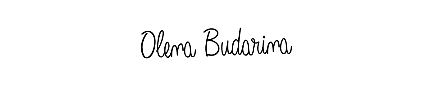 Make a short Olena Budarina signature style. Manage your documents anywhere anytime using Angelique-Rose-font-FFP. Create and add eSignatures, submit forms, share and send files easily. Olena Budarina signature style 5 images and pictures png