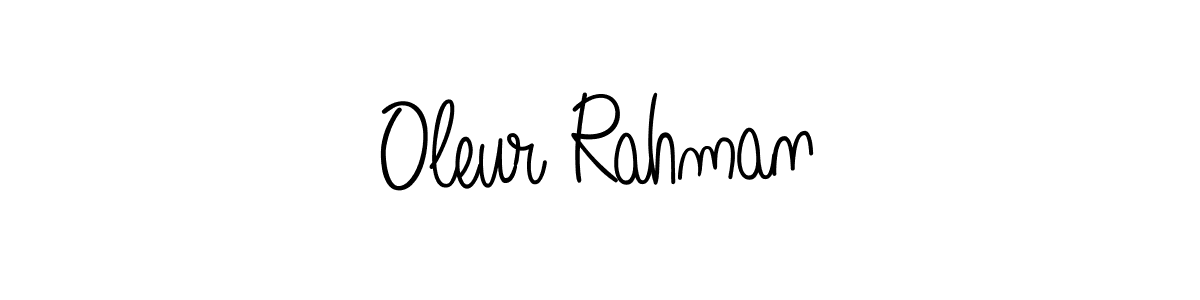 You can use this online signature creator to create a handwritten signature for the name Oleur Rahman. This is the best online autograph maker. Oleur Rahman signature style 5 images and pictures png