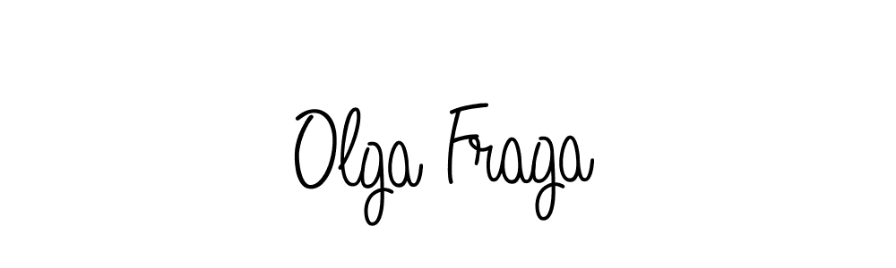 Olga Fraga stylish signature style. Best Handwritten Sign (Angelique-Rose-font-FFP) for my name. Handwritten Signature Collection Ideas for my name Olga Fraga. Olga Fraga signature style 5 images and pictures png