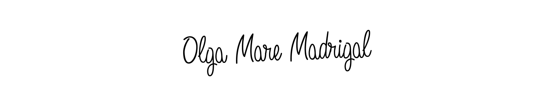 Best and Professional Signature Style for Olga Mare Madrigal. Angelique-Rose-font-FFP Best Signature Style Collection. Olga Mare Madrigal signature style 5 images and pictures png