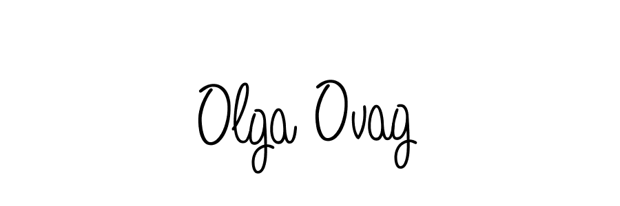 if you are searching for the best signature style for your name Olga Ovag. so please give up your signature search. here we have designed multiple signature styles  using Angelique-Rose-font-FFP. Olga Ovag signature style 5 images and pictures png