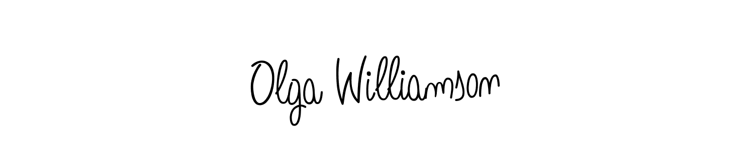 Once you've used our free online signature maker to create your best signature Angelique-Rose-font-FFP style, it's time to enjoy all of the benefits that Olga Williamson name signing documents. Olga Williamson signature style 5 images and pictures png