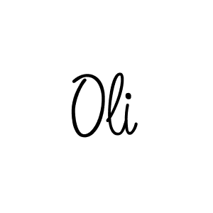 Best and Professional Signature Style for Oli. Angelique-Rose-font-FFP Best Signature Style Collection. Oli signature style 5 images and pictures png