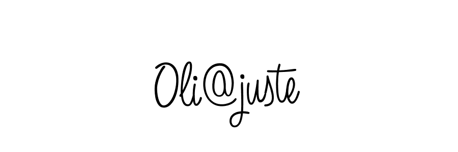 Once you've used our free online signature maker to create your best signature Angelique-Rose-font-FFP style, it's time to enjoy all of the benefits that Oli@juste name signing documents. Oli@juste signature style 5 images and pictures png