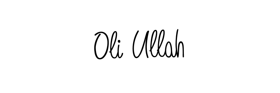 if you are searching for the best signature style for your name Oli Ullah. so please give up your signature search. here we have designed multiple signature styles  using Angelique-Rose-font-FFP. Oli Ullah signature style 5 images and pictures png