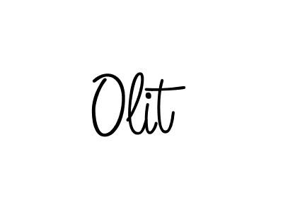 How to Draw Olit signature style? Angelique-Rose-font-FFP is a latest design signature styles for name Olit. Olit signature style 5 images and pictures png