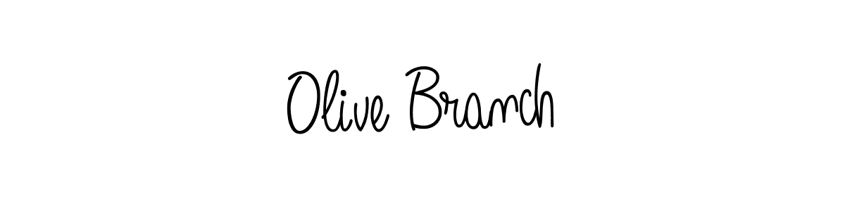Also we have Olive Branch name is the best signature style. Create professional handwritten signature collection using Angelique-Rose-font-FFP autograph style. Olive Branch signature style 5 images and pictures png