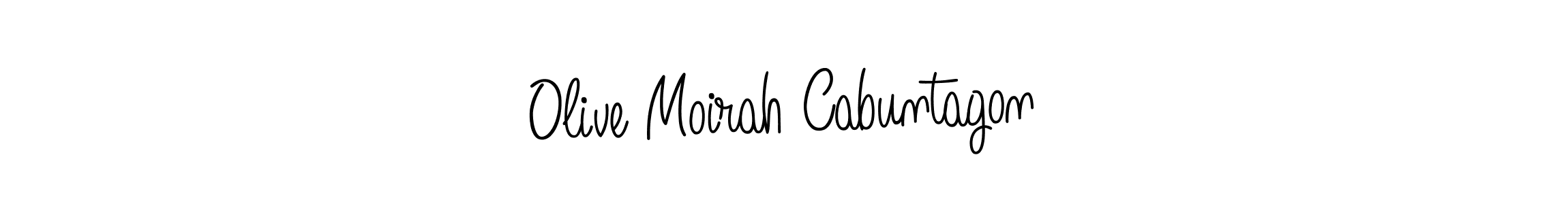 Make a beautiful signature design for name Olive Moirah Cabuntagon. Use this online signature maker to create a handwritten signature for free. Olive Moirah Cabuntagon signature style 5 images and pictures png