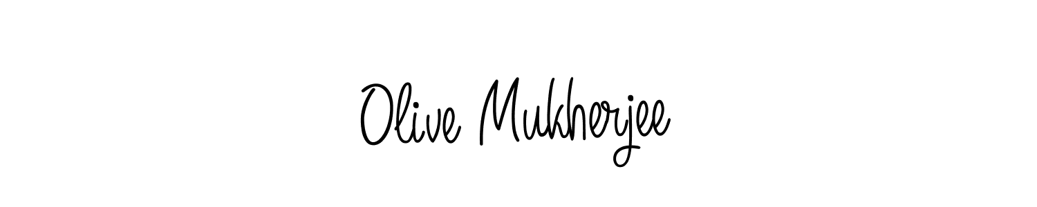 Best and Professional Signature Style for Olive Mukherjee. Angelique-Rose-font-FFP Best Signature Style Collection. Olive Mukherjee signature style 5 images and pictures png