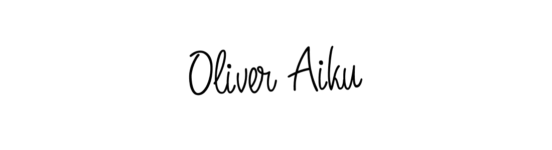 Best and Professional Signature Style for Oliver Aiku. Angelique-Rose-font-FFP Best Signature Style Collection. Oliver Aiku signature style 5 images and pictures png
