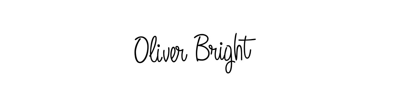 How to Draw Oliver Bright signature style? Angelique-Rose-font-FFP is a latest design signature styles for name Oliver Bright. Oliver Bright signature style 5 images and pictures png