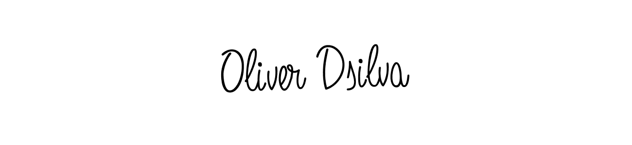 You should practise on your own different ways (Angelique-Rose-font-FFP) to write your name (Oliver Dsilva) in signature. don't let someone else do it for you. Oliver Dsilva signature style 5 images and pictures png