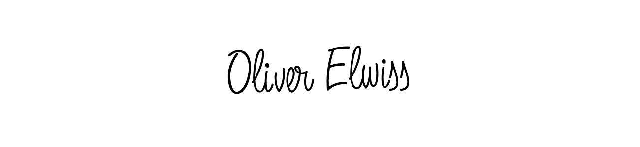 How to Draw Oliver Elwiss signature style? Angelique-Rose-font-FFP is a latest design signature styles for name Oliver Elwiss. Oliver Elwiss signature style 5 images and pictures png