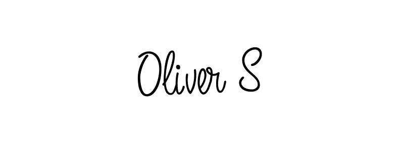How to Draw Oliver S signature style? Angelique-Rose-font-FFP is a latest design signature styles for name Oliver S. Oliver S signature style 5 images and pictures png