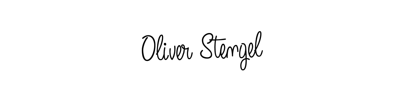 Use a signature maker to create a handwritten signature online. With this signature software, you can design (Angelique-Rose-font-FFP) your own signature for name Oliver Stengel. Oliver Stengel signature style 5 images and pictures png