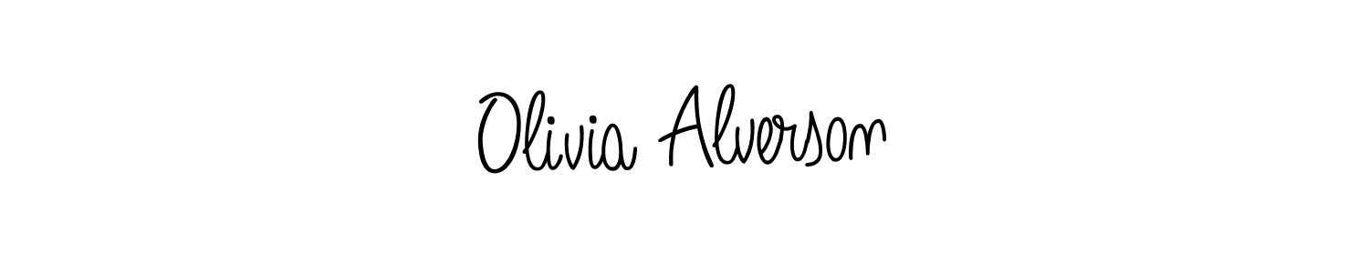 How to make Olivia Alverson signature? Angelique-Rose-font-FFP is a professional autograph style. Create handwritten signature for Olivia Alverson name. Olivia Alverson signature style 5 images and pictures png