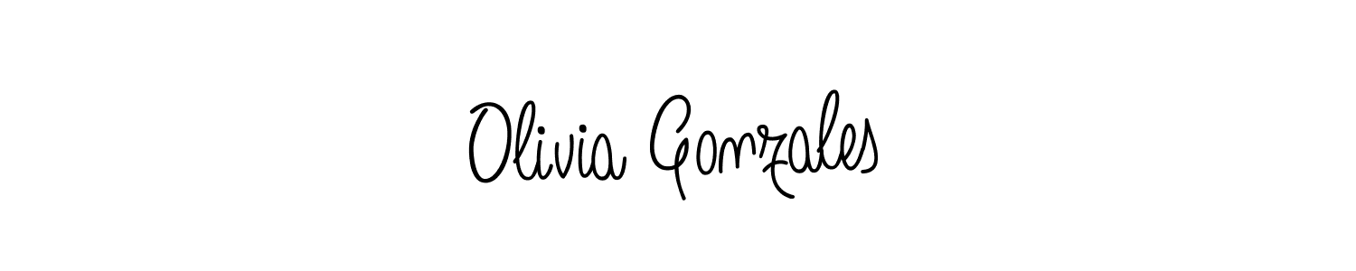 Create a beautiful signature design for name Olivia Gonzales. With this signature (Angelique-Rose-font-FFP) fonts, you can make a handwritten signature for free. Olivia Gonzales signature style 5 images and pictures png