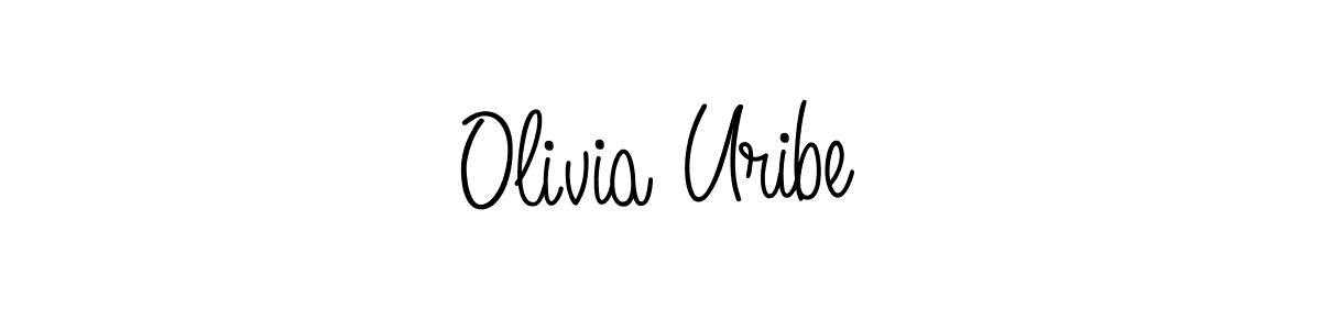 Best and Professional Signature Style for Olivia Uribe. Angelique-Rose-font-FFP Best Signature Style Collection. Olivia Uribe signature style 5 images and pictures png