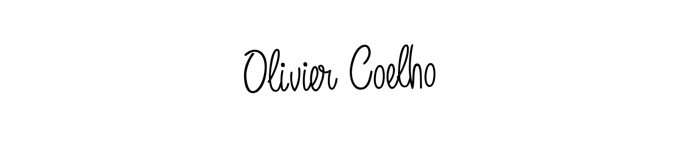 Best and Professional Signature Style for Olivier Coelho. Angelique-Rose-font-FFP Best Signature Style Collection. Olivier Coelho signature style 5 images and pictures png