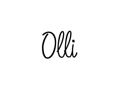Also we have Olli name is the best signature style. Create professional handwritten signature collection using Angelique-Rose-font-FFP autograph style. Olli signature style 5 images and pictures png