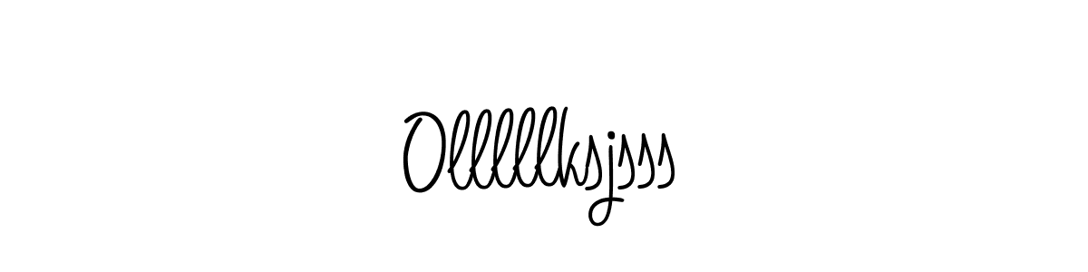 Angelique-Rose-font-FFP is a professional signature style that is perfect for those who want to add a touch of class to their signature. It is also a great choice for those who want to make their signature more unique. Get Olllllksjsss name to fancy signature for free. Olllllksjsss signature style 5 images and pictures png